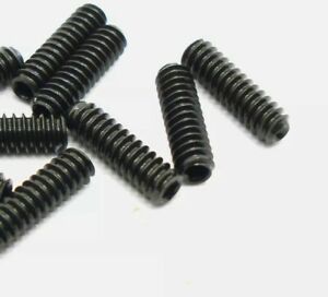 #4-40 x 3/8&#034;, Socket Set Screws Cup Point, 45H, Alloy Steel, Black Oxide qty 100