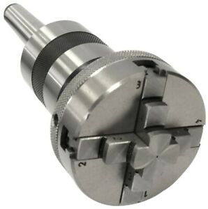 MT2 Revolving Center 2MT Shank 4 Jaw Self Centering 2-1/2&#034; 65mm Mini Lathe Chuck