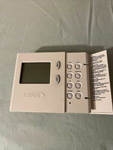 LENNOX MODEL 51M34 PROGRAMMABLE THERMOSTAT Manual buttons AC Air Conditioning