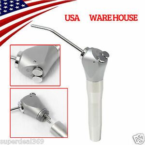 Dental Air Water Spray Triple 3 Way Syringe Handpiece + 2 Nozzle Tips  Or