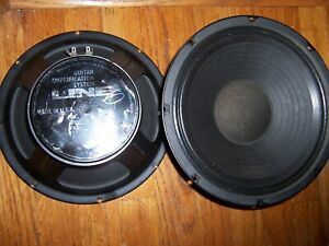 pair of original 10&#034; Line 6 (Eminence) guitar speakers/woofers (8 ohms)