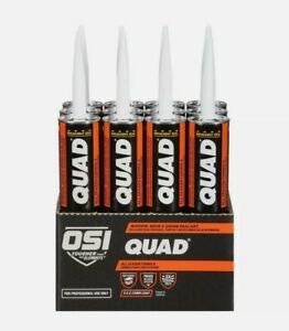 12-pack OSI QUAD Window, Door &amp; Siding Sealant - 403 Norandex Canyon Tan