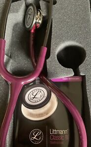 3M Littmann Classic III Stethoscope Plum Tube Purple  Slightly Used EUC