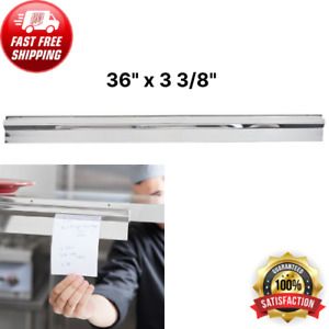 Kitchen Restaurant Ticket Check Rod Order Holder Bar Slide Rail Stainless Steel