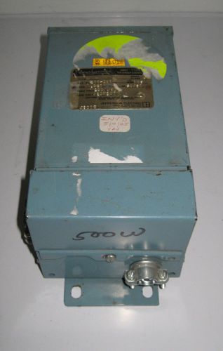 Jefferson electric 211-051 120/240 &gt; 220/480vac 0.5 kva 50/60hz transformer for sale