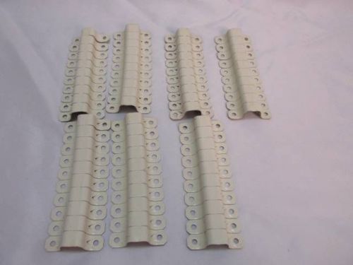 New nos lot of (70) wiremold 1-or-2-hole ivory straps v504 for sale