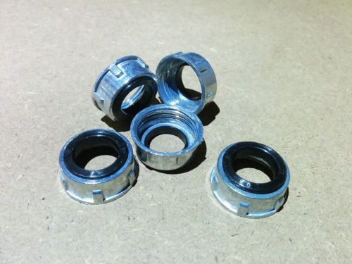 (1 pc) rigid conduit insulated pipe bushing threaded 2-1/2&#034; metal insulating for sale
