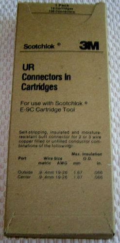 3m scotchlok ur connectors in cartridges, 100 count. (1548) for sale