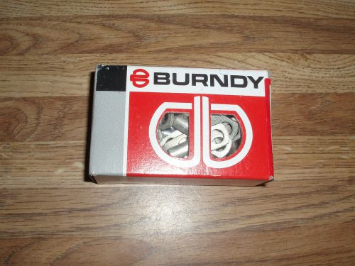 Qty 50 new burndy connector yav8cl1box 8awg hylug hvydty ring 1/4&#034; terminal lug for sale
