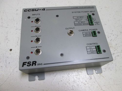 Fsr inc. ccsu-4 *used* for sale