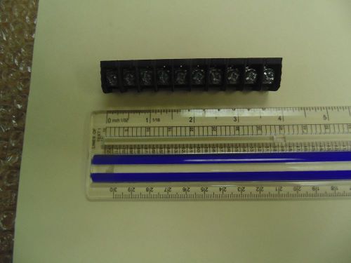 (lot of 7) 10 position screw barrier strip terminal block 3 3/4&#034; for sale