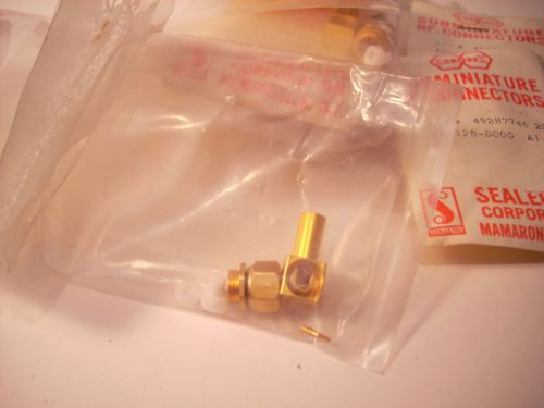 12 ea sealectro rf connectors, p/n:50-128-0000 nsn 5935-00-063-9010 for sale