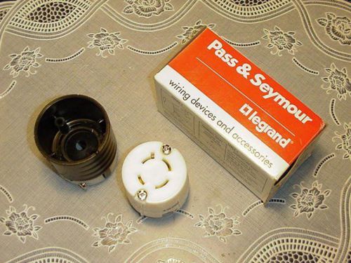 Pass &amp; Seymour L1630-P Turnlok Plug 480V 30A 3 Phase 4 Wire NEW IN BOX!