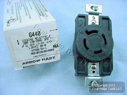 Crouse-hinds l10-20 locking receptacle 20a 120v 3ph y for sale