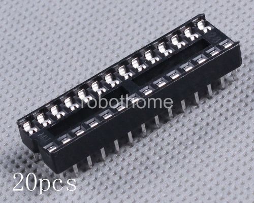 20pcs dip 28 pins narrow ic sockets adaptor solder type socket brand new for sale