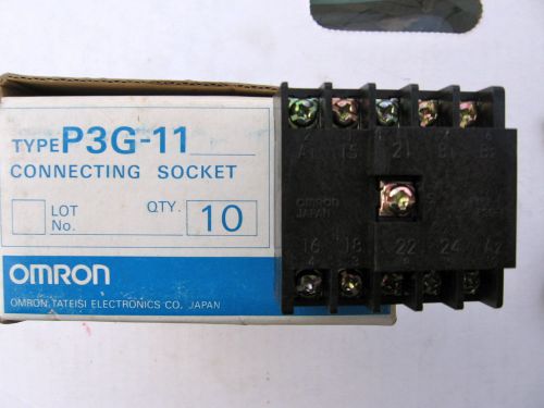 omron # P3G-11 connecting sockets