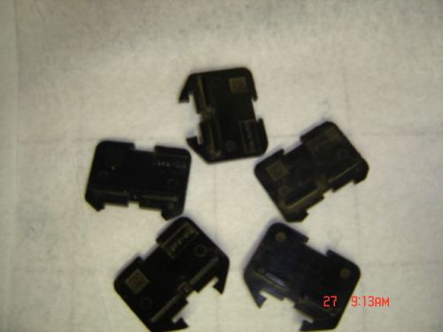 Lot of 5- TERMINAL BLOCK ENDS ANCHORS SQUARE D