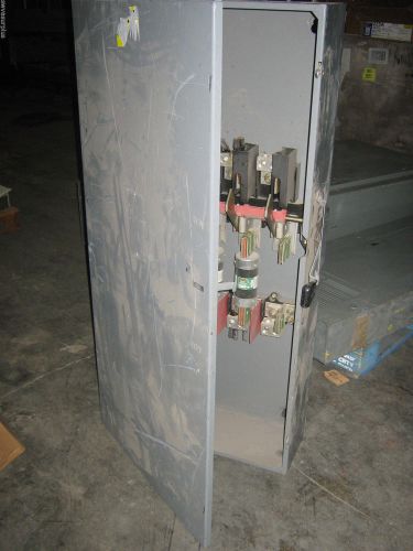 1 pc square d d326n safety switch, 600 amp, 240 volt, used for sale