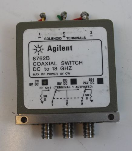 Agilent 8763B Coaxial Switch Opt 011 5V DC - 18 GHz HP