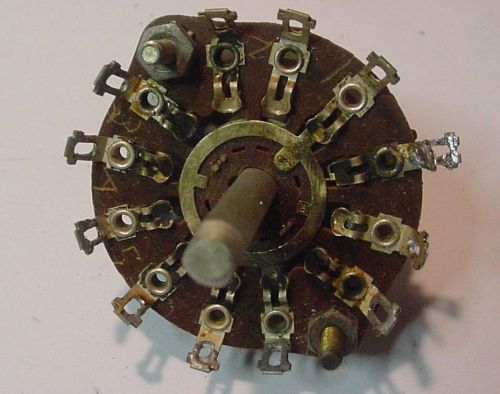 12 Position Single Contact Wafer Switch by an unknown Mfg.