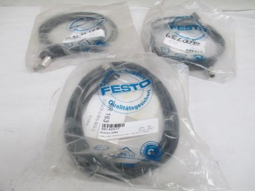 Lot 3 new festo kvi-cp-1-ws-wd-2 valve terminal connecting cable 2m d210143 for sale