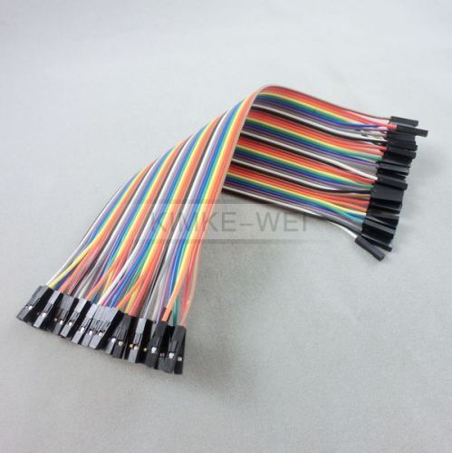 40x 20cm 2.54mm Female to Female Dupont jumper wire cable for Arduino Breadboard