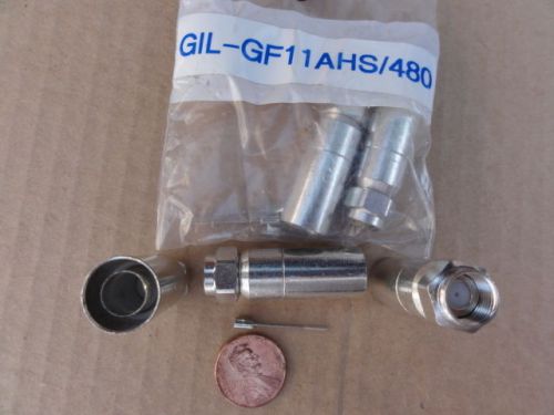 Bag 5 gilbert f connectors push on for sale