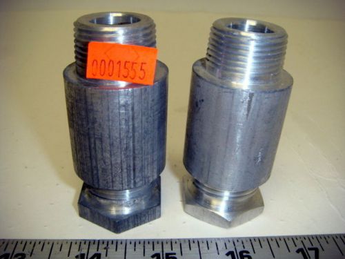 Aluminum Wire Stuffing Tube, 1&#034; NPT Connection, 1 1/8&#034; NPT Connection, w/ Washer