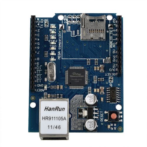 Ethernet shield w5100 network expansion board for arduino uno r3 mega 2560 fe for sale
