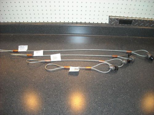 Sc 100 swivel cap &amp; lanynard fits 2/3/4,250,+ mcm crimp on wire grabber tool x 4 for sale