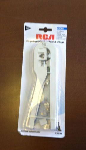 RCA TP308 Stripping / Crimping Tool &amp; Plugs for Phones New in Package