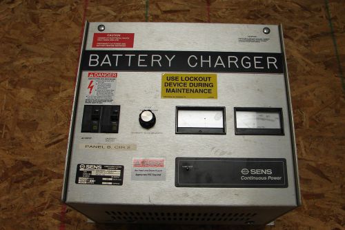 Sens continuous power filtered battery charger dct48-12-a643 works perfect for sale
