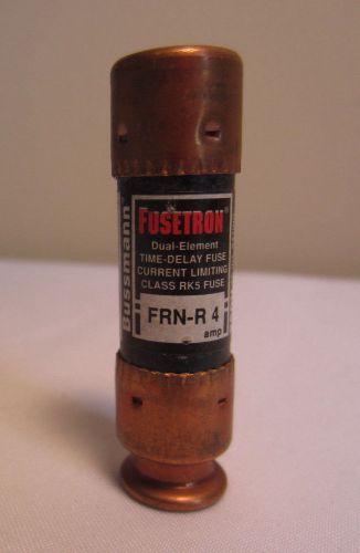 Fusetron FRN-R 4 Dual Element Time-Delay Fuse Current Limiting Class RK5 Fuse