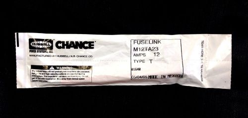 Hubbell Power Systems M12TA23 Type-T  12 Amp Fuse Link