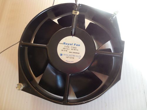 Royal electric co cooling fan t795c 200vac 60hz 3/31w for sale