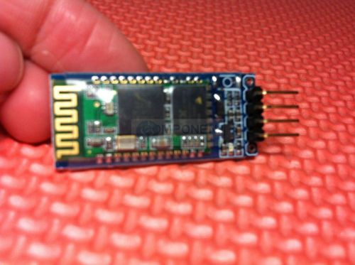 Wireless serial 4 pin bluetooth rf transceiver module hc-06 rs232 with backplane for sale