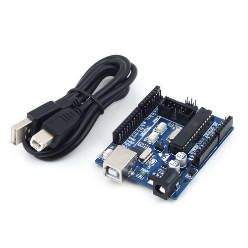 2012 version board atmega328p uno r3 atmega16u2 &amp; free usb cable for arduino for sale