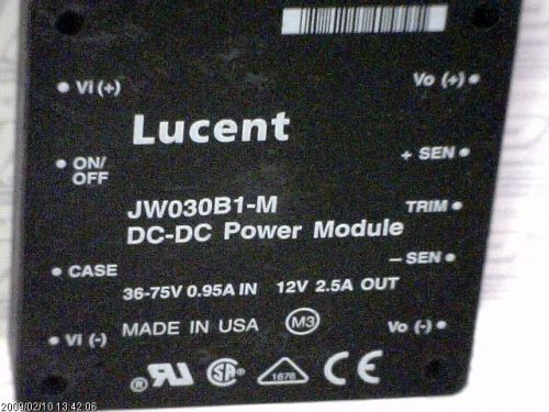 Dc/dc power supply single-out 12v 3a 30w 9-pin lucent jw030b1-m 030b1 jw030b1m for sale