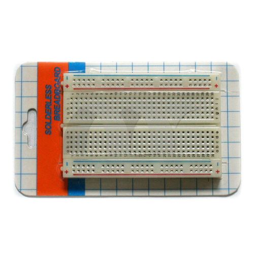 Mini Universal Solderless Breadboard 400 Contacts Tie-points Available Test DIY