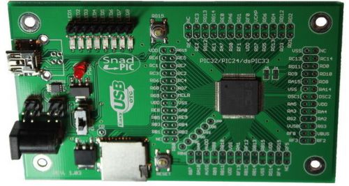 New Development Board Kit Microchip dsPIC33EP512MU810 USB OTG SD Card reader