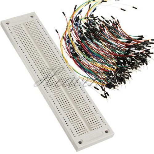 New syb-120 700 tie point solderless pcb breadboard + 70pcs jumper wire cable for sale