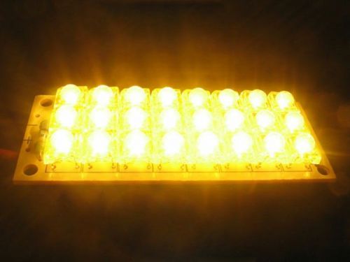 12V Warm White LED Lamp 24 Piranha LED Lights Mobile Panel Lighting Board