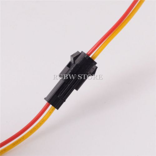 100sets jst 2pin connector red yellow wire single color led strip downlight 15cm for sale