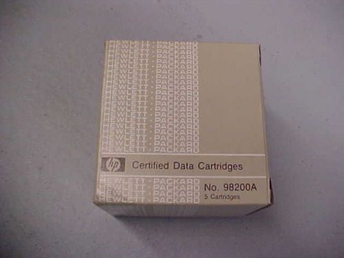 FINAL oem hewlett packard certified data cartridge hp 98200a 5ea per 1 box e19
