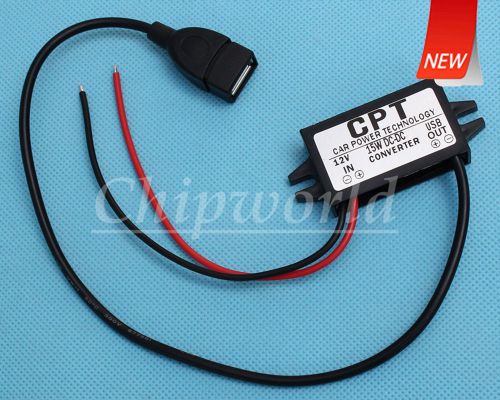 Dc-dc 12v to 5v regulator converter step down power module usb output new for sale