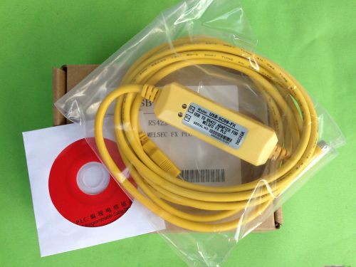 Plc programming cable for mitsubishi usb-sc09-fx new win7/vista/xp for sale