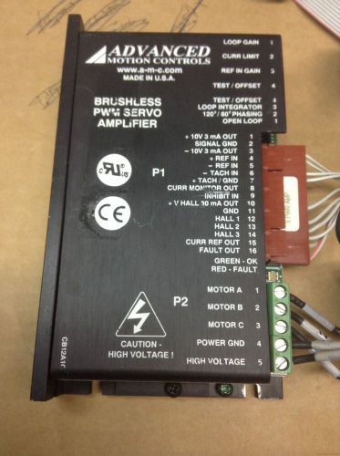 Advanced Motion Controls Brushless PWM Servo Amplifier ,Automation