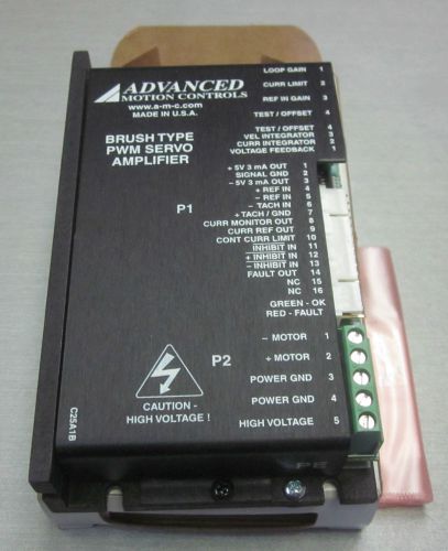AMC brush servo amplifier 12A8 advanced motion controls 12A8M