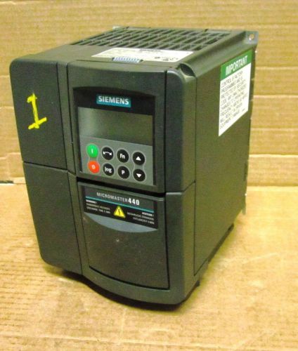 Siemens Micromaster 440 6SE6440-2UD24-0B1 VS Drive 480V  E-Stand: D05/2.11