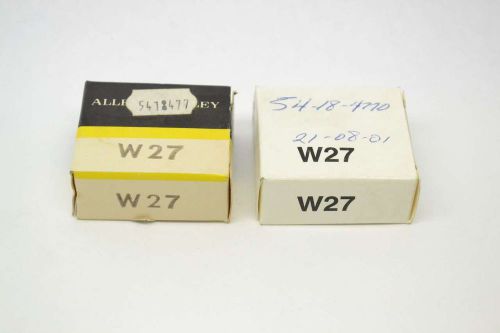 Lot 2 new allen bradley w27 thermal overload relay heater element b404365 for sale